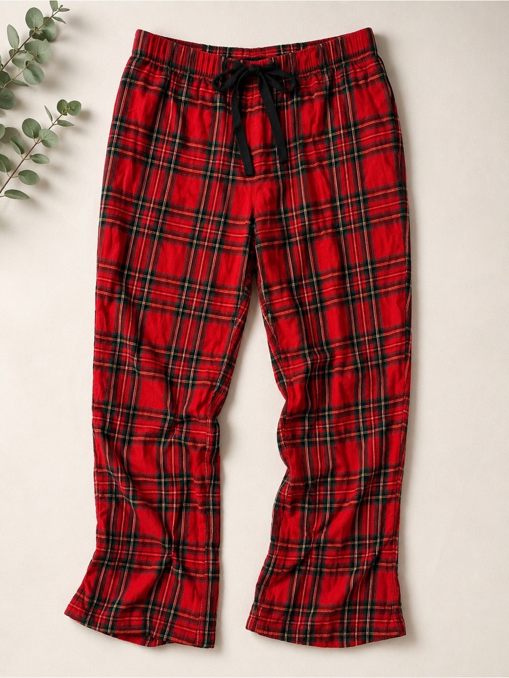 Victoria's Secret Red Plaid Kids Pajama Pants